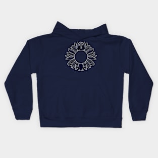 Simple Sunflower Kids Hoodie